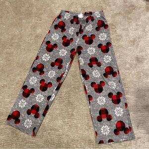Disney Mickey Mouse Kids’ Holiday Fleece Pajama Pants | Size 8